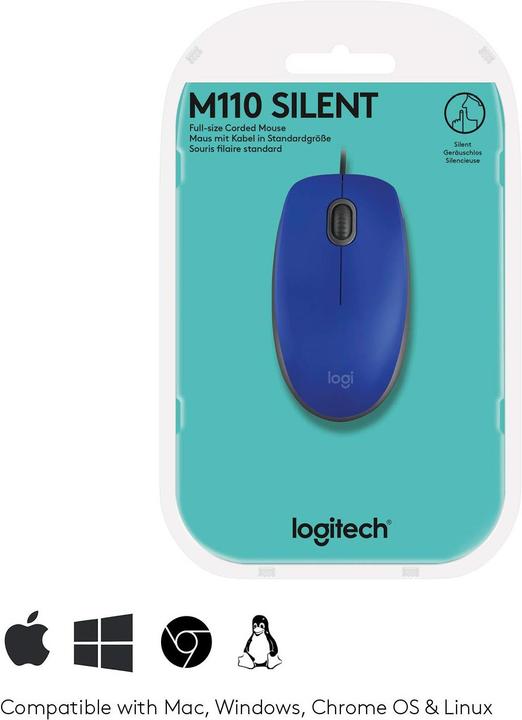 Image du produit Logitech M110 (Filaire)