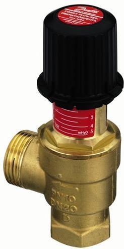 Productafbeelding Danfoss AVDO 15 overstrømsregulator vinkelløb 1/2 stopcontact/nippel (1 st.)