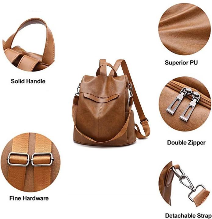 Actual product image Only-Bags.Store Rucksack wasserdicht Anti-Diebstahl-Schultertasche