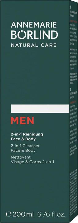 Actual product image Annemarie Börlind for Men Series - Men System Energy Boost 2-in-1 Cleansing Face & Body (200 ml)