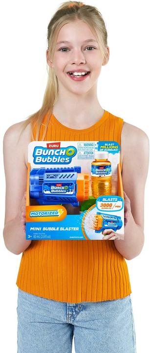 Produktbild Zuru Bunch O Bubbles Kleiner Seifenblasen-Blaster inkl. 1 Flasche Flüssigkeit (elektronisch)