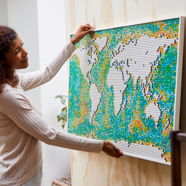 Image du produit LEGO Carte du monde (31203, LEGO Art, LEGO difficiles à trouver)
