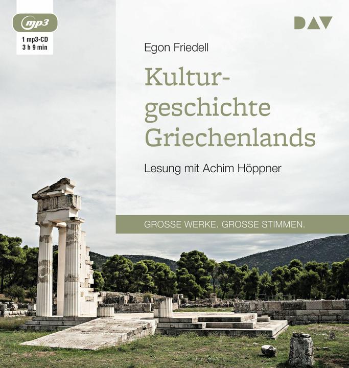 Produktbild Kulturgeschichte Griechenlands (Achim Höppner, Egon Friedell, Deutsch)