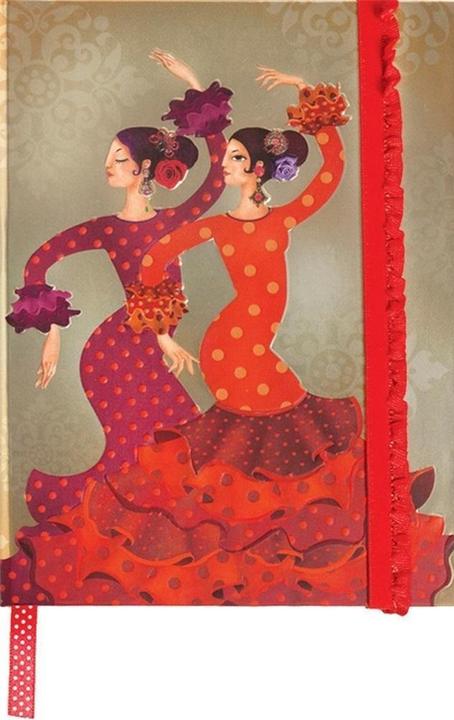 Productafbeelding Boncahier Dekoratives Notizbuch 0022-03 FLAMENCO Sevillanas