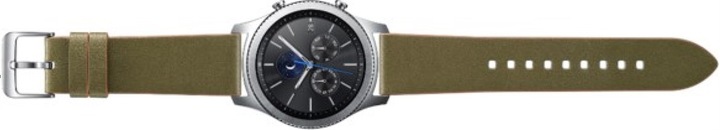 Produktbild Samsung Lederband Classic Gear S3 (22 mm, Echtleder, 22mm Anstossbreite, Gear S3 Frontier, Gear S3 Classic)