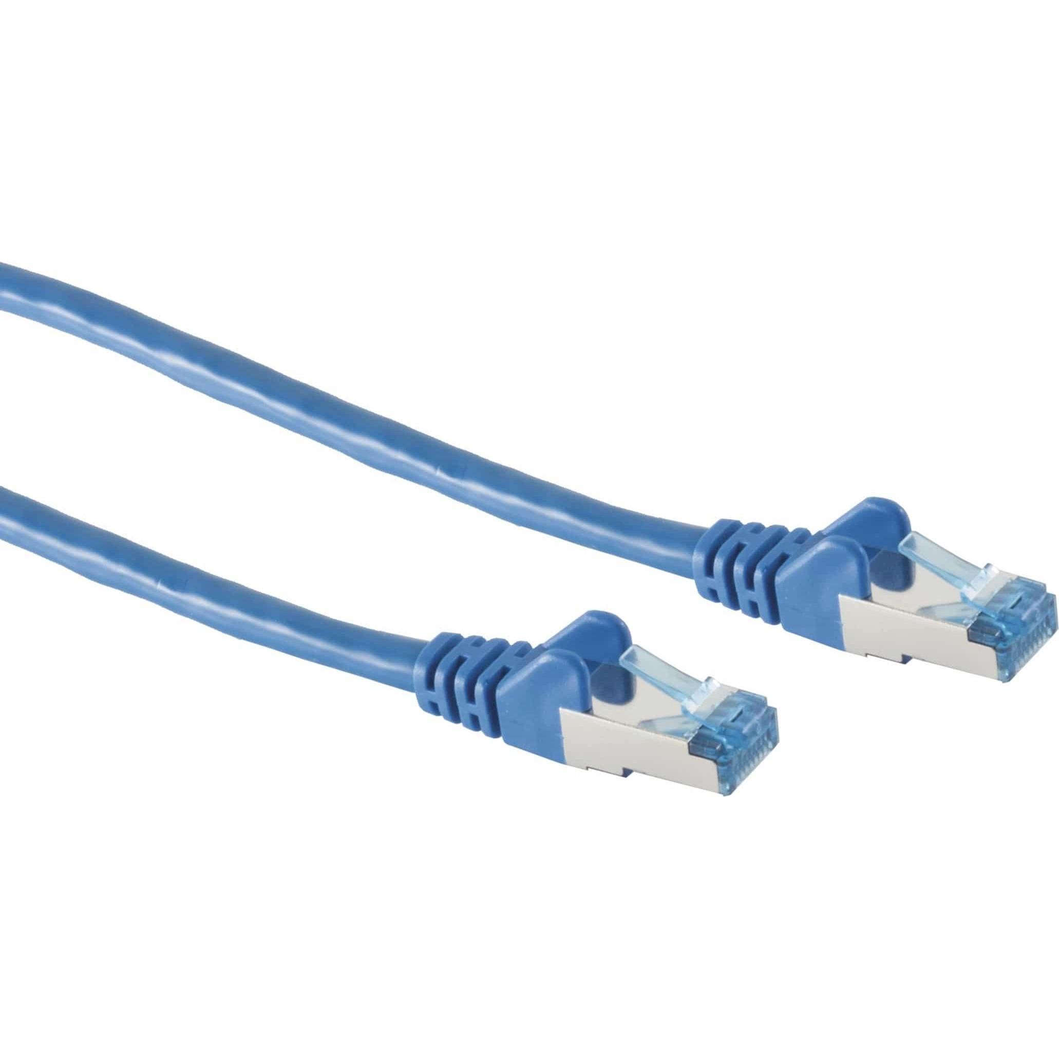 Thumbnail - Shiverpeaks S/CONN maximum connectivity Netzwerkkabel-Patchkabel, cat 6A, S/FTP, PIMF, blau, 20,0m (S/FTP, CAT6a, 20 m),...