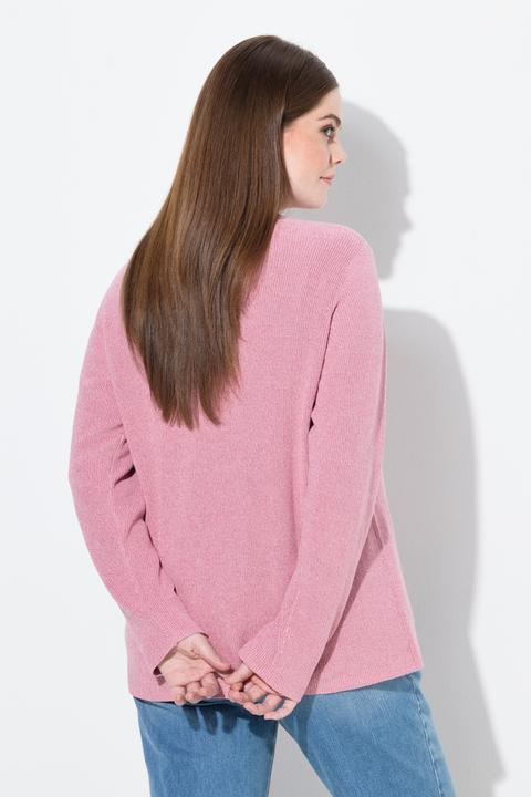 Produktbild Ulla Popken Strickjacke, Schleifenverschluss, Rundhals (58, 60)