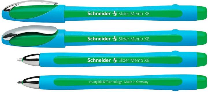 Immagine prodotto Schneider Penna a sfera Slider Memo Extra Wide (XB), verde, 10 pezzi (Verde, 10x)