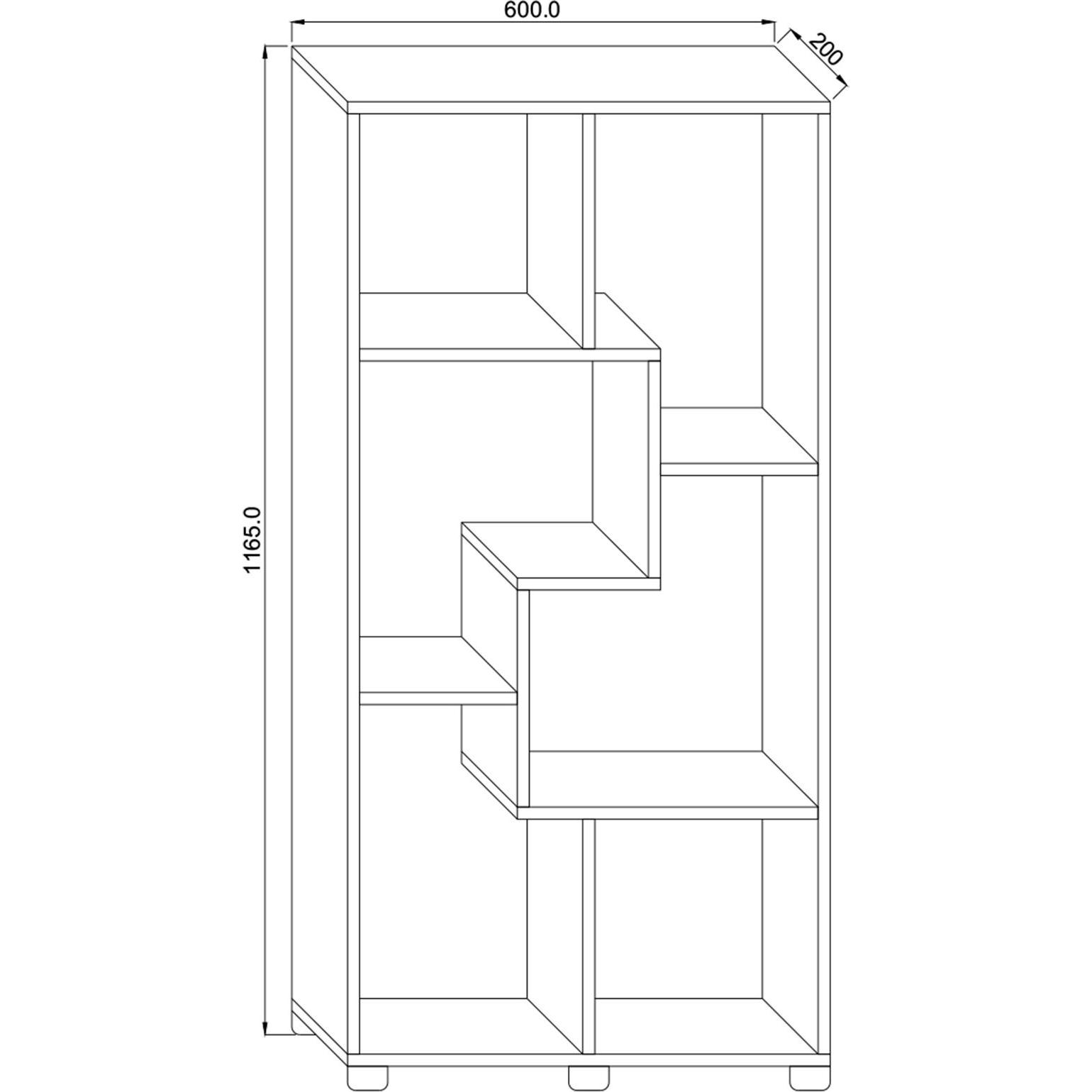 Thumbnail - VCM, Regal, Holz Sideboard Regal Pintal (117 x 20 x 62 cm)