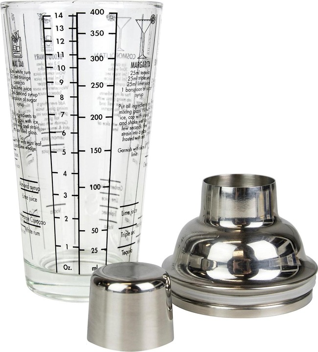 Produktbild JTI Cocktailshaker mit Rezepten und Massangaben (Cocktail Shaker)