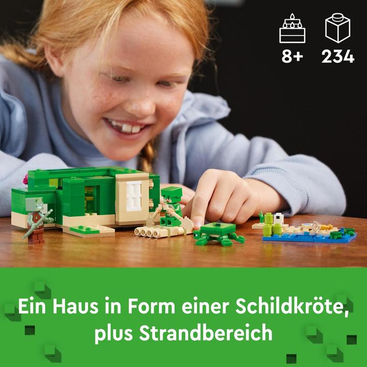 Immagine prodotto LEGO 21254 La casa sulla spiaggia della tartaruga (21254, LEGO Minecraft)
