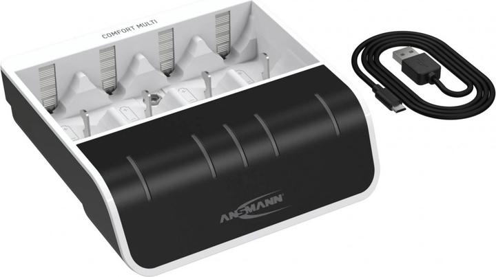 Immagine prodotto Ansmann Comfort Multi Charger (4 pz., C, D, AA, AAA, 800 mAh, Caricabatterie senza batteria)