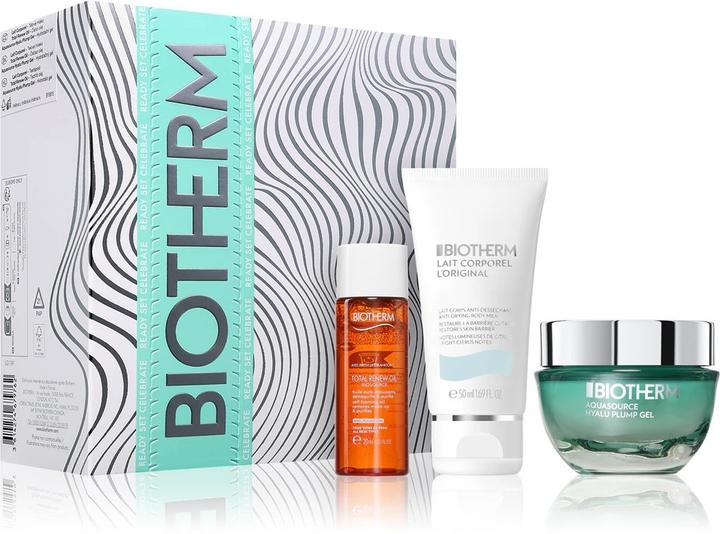 Actual product image Biotherm Aquasource Hya Set CR 50ml + BIOSOIL 30ml + Lait Corporel 50ml (Facial care set)