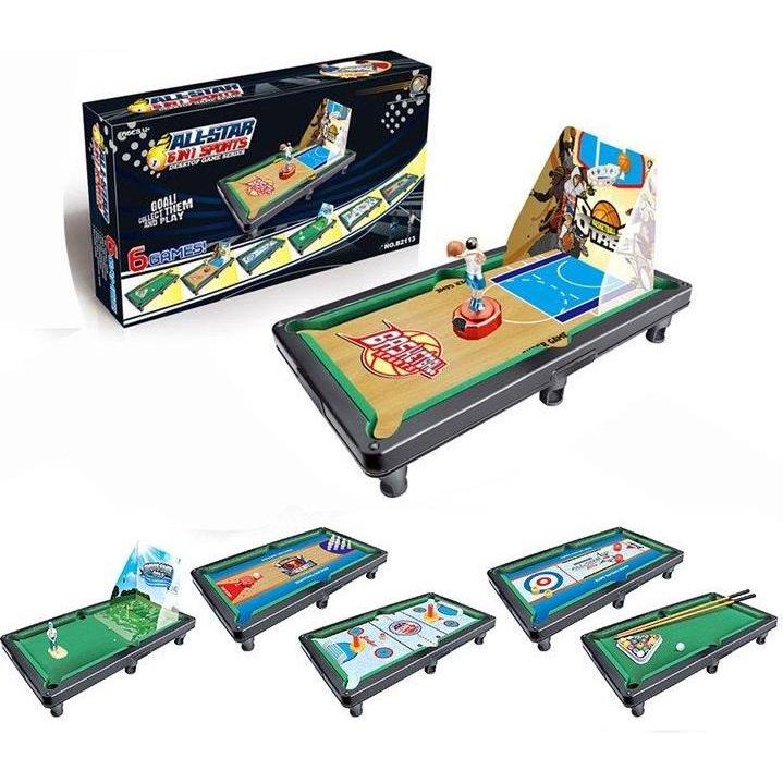 No Name TOY 6IN1 GAME TBALE 520991215 (Multilingual)
