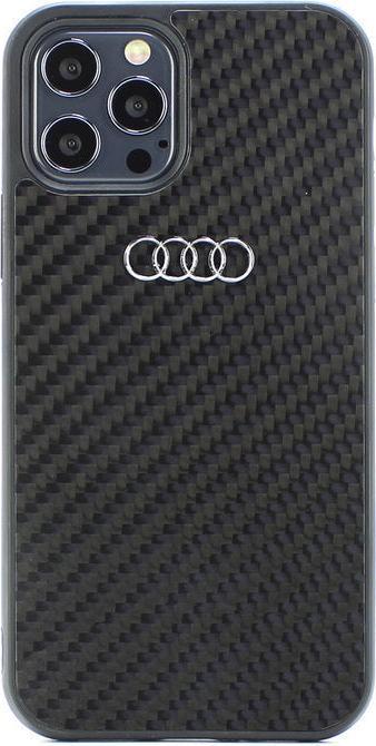 Produktbild Audi Case für Apple iPhone 12 / 12 Pro Handyhülle SCHWARZ/CARBON No.121.1 (Apple iPhone 12, Apple iPhone 12 Pro)