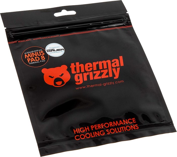 Actual product image Thermal Grizzly Minus Pad 8 (1.50 mm, 8 W/m K)