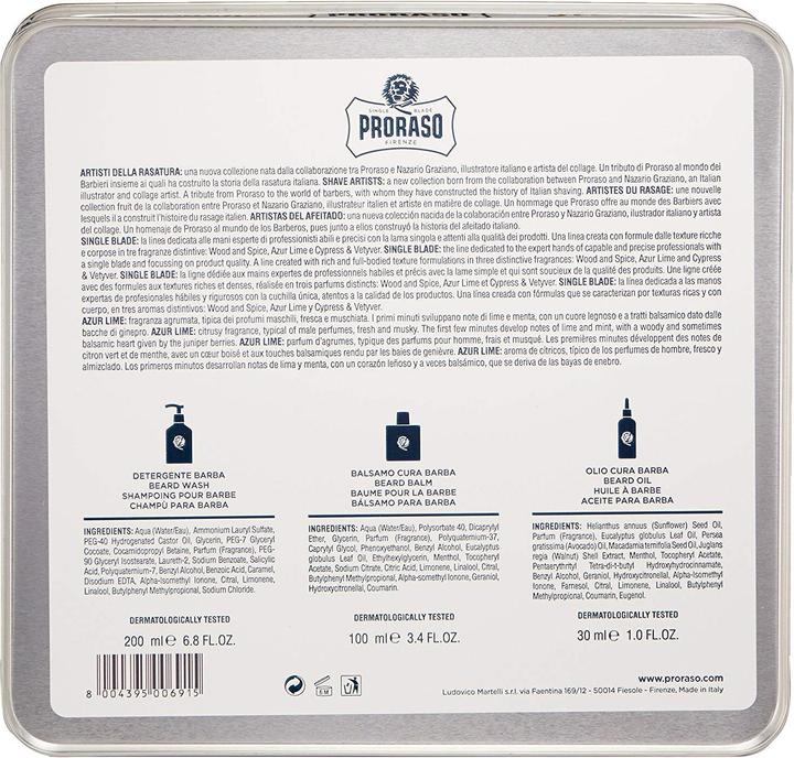 Image du produit Proraso Chaux bleue (330 ml)