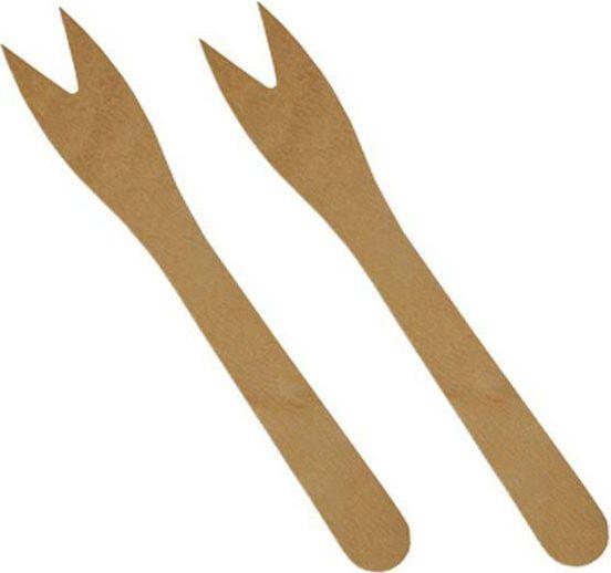 Image du produit Papstar Fourchettes à frites bois pur (1000 x)
