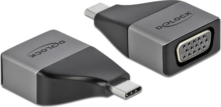 Produktbild Delock USB Type-C™ Adapter zu VGA (DP Alt Mode) 1080p (VGA, 4.20 cm)