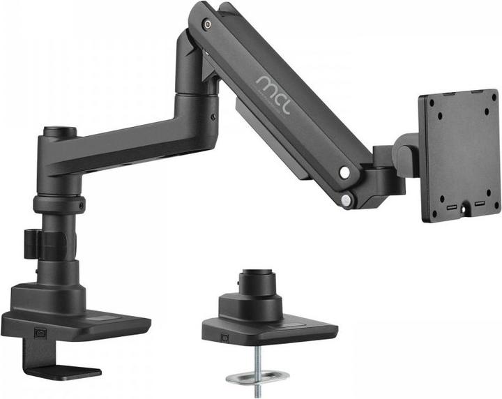 Image du produit MCL Support Desk Screen With Shock Absorber - 1 Screen Up To (Tables, 49", 20 kg)