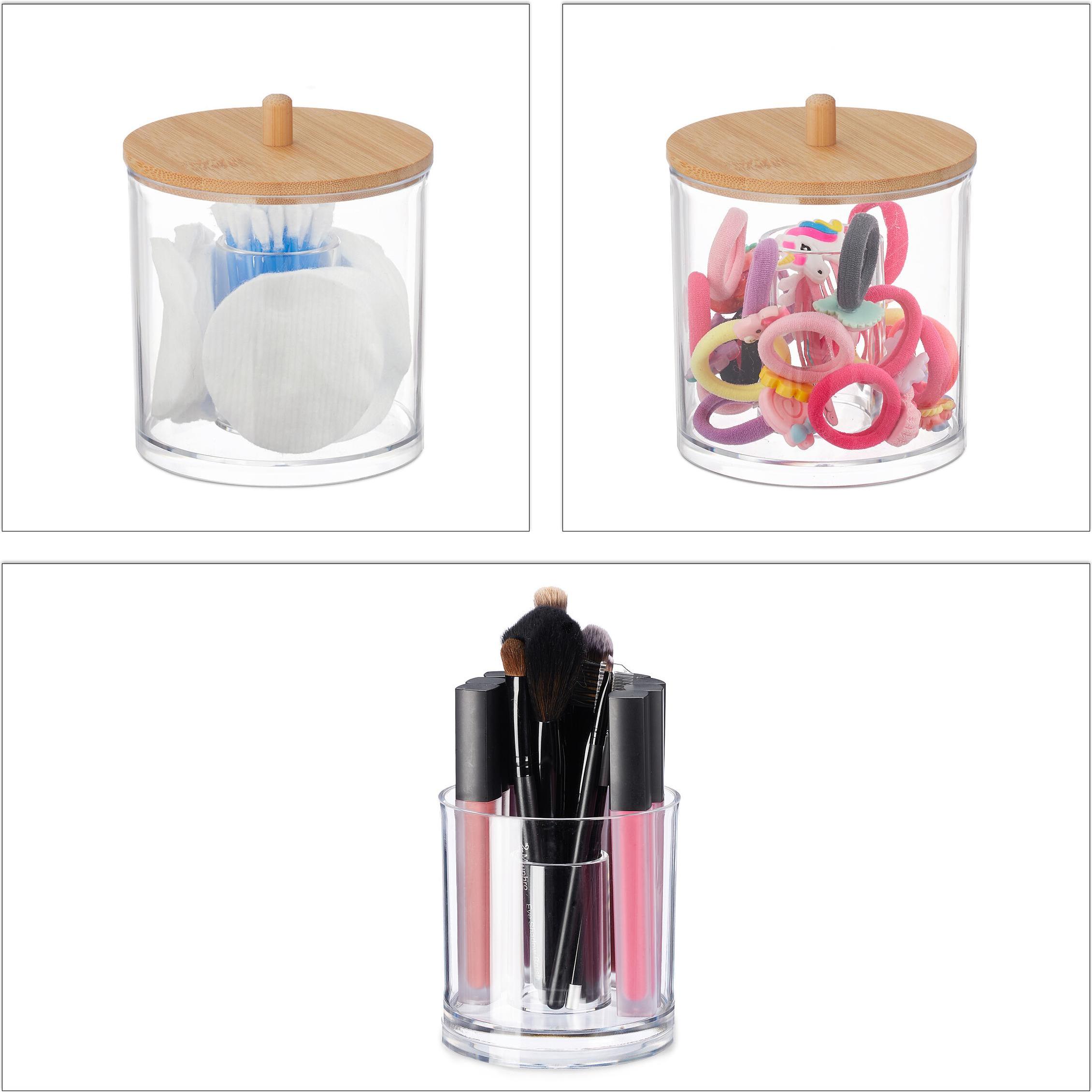 Thumbnail - Relaxdays, Badaufbewahrung, Wattestäbchen Behälter