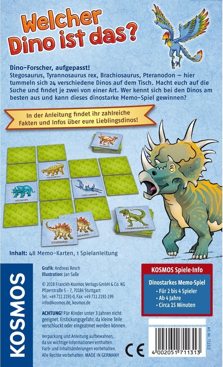 Produktbild Kosmos Welcher Dino ist das? (Deutsch)