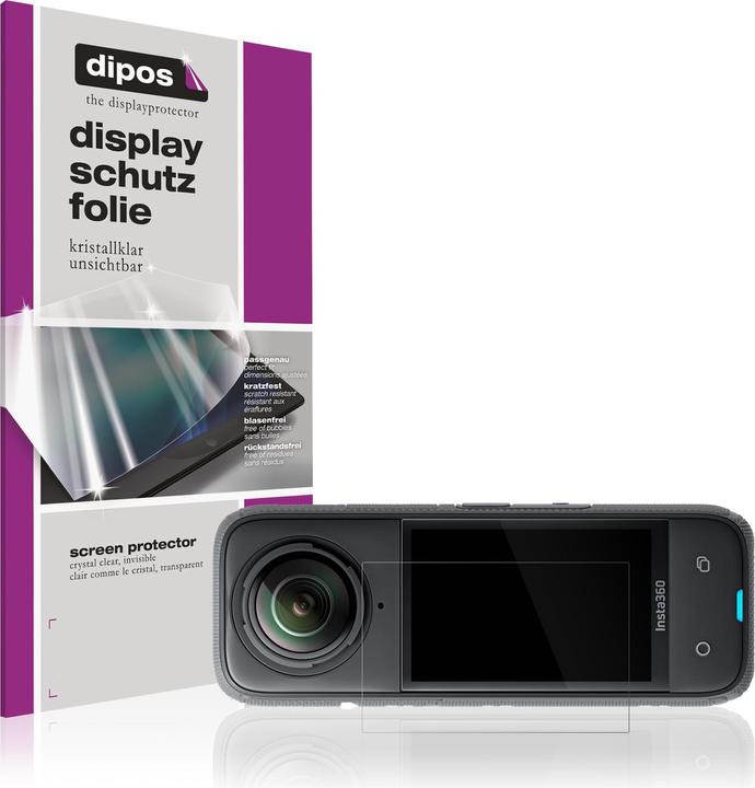 Produktbild Dipos Schutzfolie Klar für Insta 360 X4
