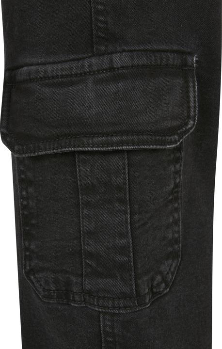 Actual product image Urban Classics Ladies Organic Stretch Denim Cargo Pants - 16966 (28)