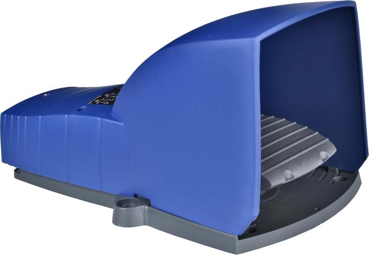 Produktbild Schneider Electric Fussschalter 2Ö+2S blau zweistufig