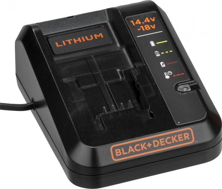 Actual product image Black & Decker Multivolt quick charger, for 14.4V18V
