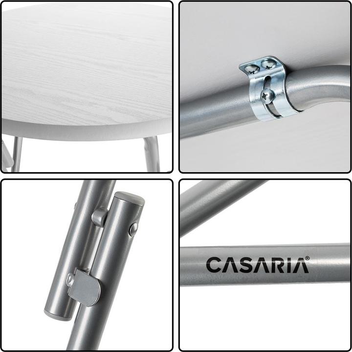 Produktbild Casaria Stehtisch 2er Set (60 x 60 x 110.5 cm)