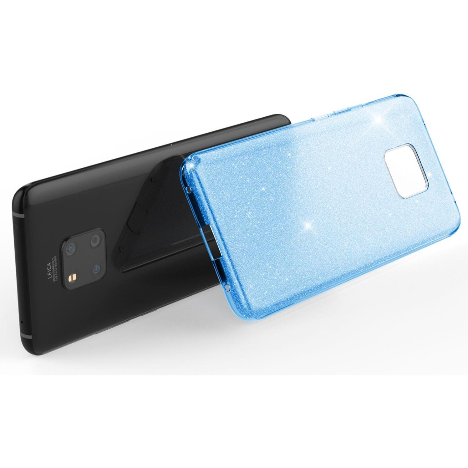 Thumbnail - Nalia Glitter Handyhülle (Huawei Mate 20 Pro), Smartphone Hülle, Türkis