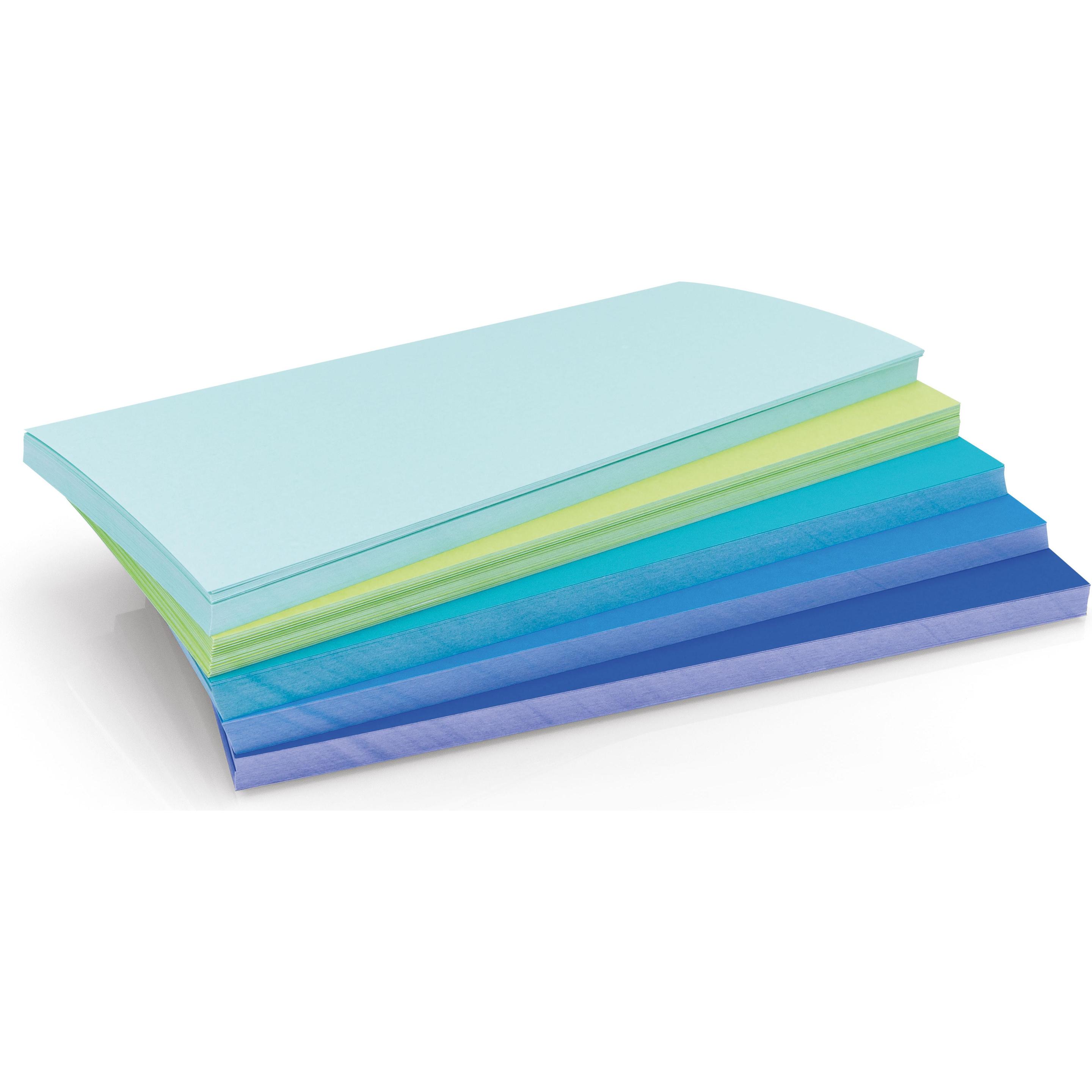 Magnetoplan, Zubehör Präsentieren, Moderationskarten "Sea", 200 x 100 mm hergestellt mit 100 % pflanzlicher Farbe