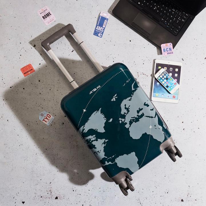 Actual product image Jet Lag World map cabin case (27 l)