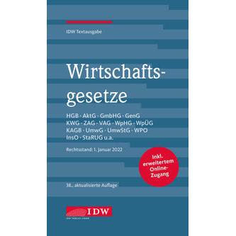 Wirtschaftsgesetze, 38. Auflage, Fachbücher