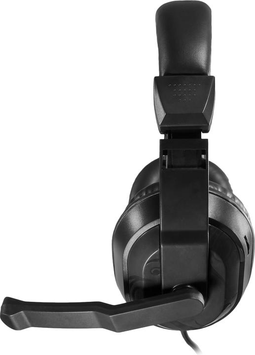Actual product image Mars Gaming MRH0 headphones/headset Wired Head-band Black, Red (Cable)