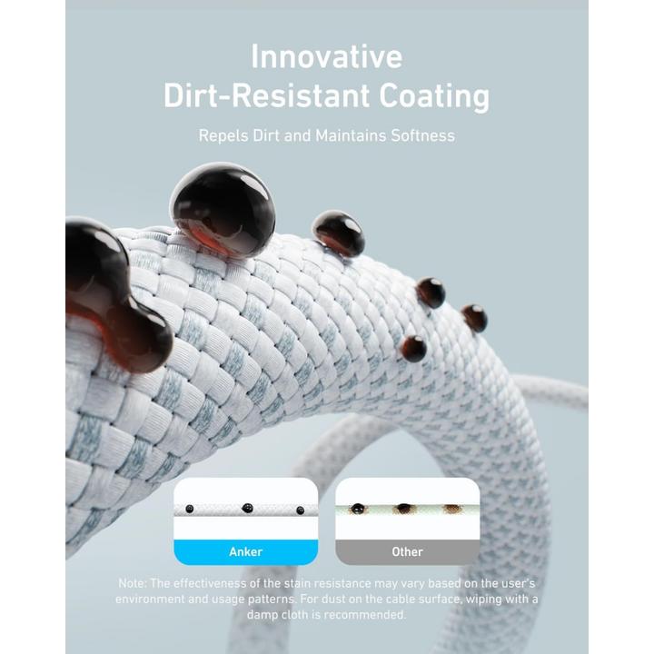 Produktbild Anker USB-C to USB-C Kable Zolo, 240W, 1.8m, Black (1.80 m, 240 W)