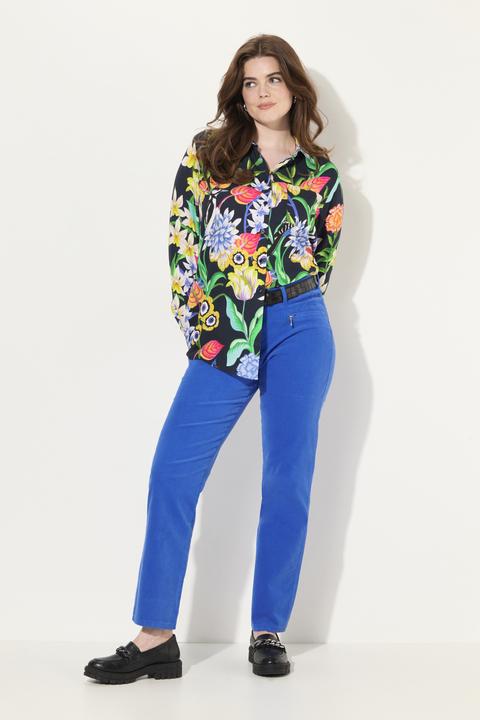 Produktbild Ulla Popken Hemdbluse, Landhausdruck, Hemdkragen, Langarm (42, 44)