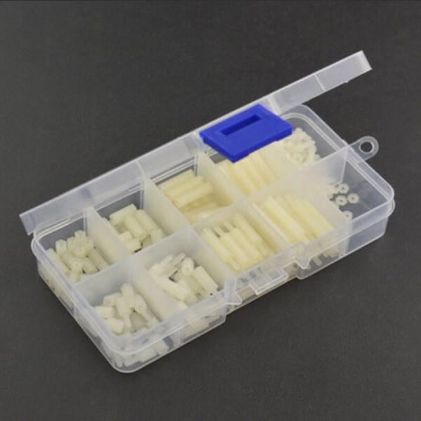 Produktbild DFRobot Sechskant M2 Distanzbolzen Abstandhalter Nylon 260 Stück