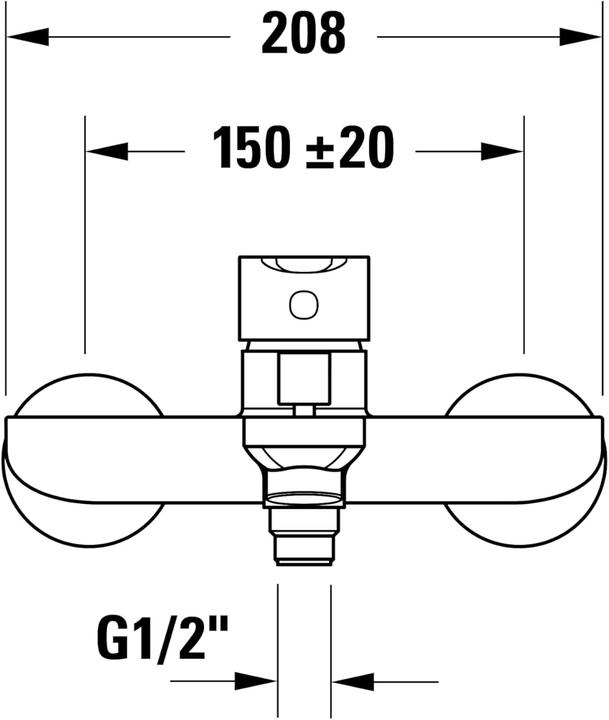 Immagine prodotto Duravit Miscelatore monocomando per vasca D-Code