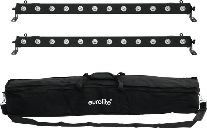 Eurolite Set 2x LED BAR-12 QCL RGBA + Soft Bag (LED)