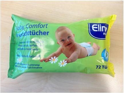 Produktbild Elina Feuchttücher 72erBaby Tuchgrösse 20x15cm (72 Stück)