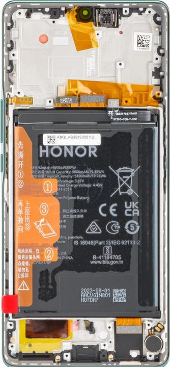Actual product image Honor Display Unit für Magic5 Lite, mit Akku, Emerald Grün (Display, Honor Magic 5 Lite)