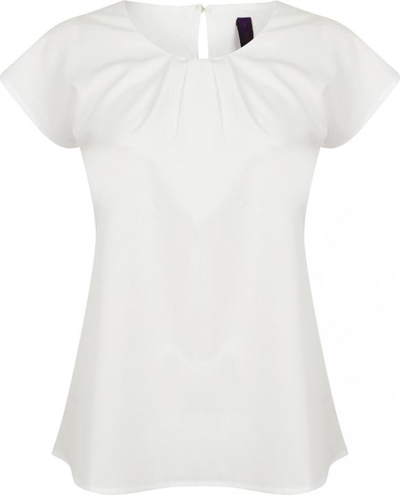 Produktbild Henbury Bluse mit Plissee-Kragen, Damen (S)