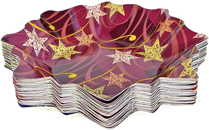 Produktbild Braun + Company Weihnachtsteller Stern (Geschenkfolie, 25 x)