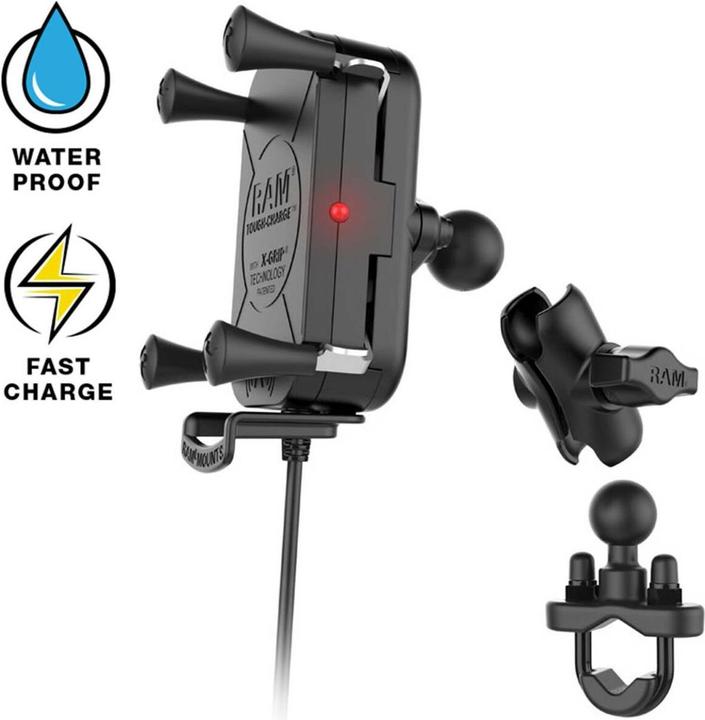 Image du produit RAM Mounts Support smartphone chargeur sans fil et étanche Ram tough-charge