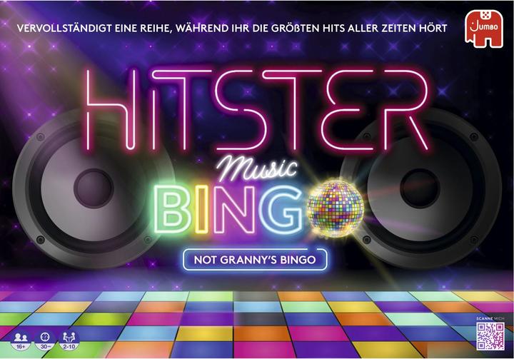 Productafbeelding Jumbo Hitster Bingo (Duits, Engels, 2 - 10 Spelers)