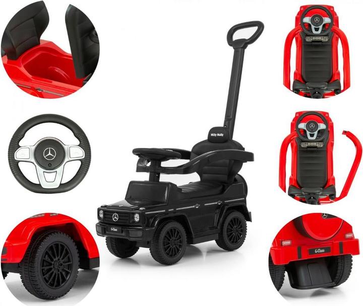 Actual product image Mally L2 Vehicle with Mercedes G350D pink handle