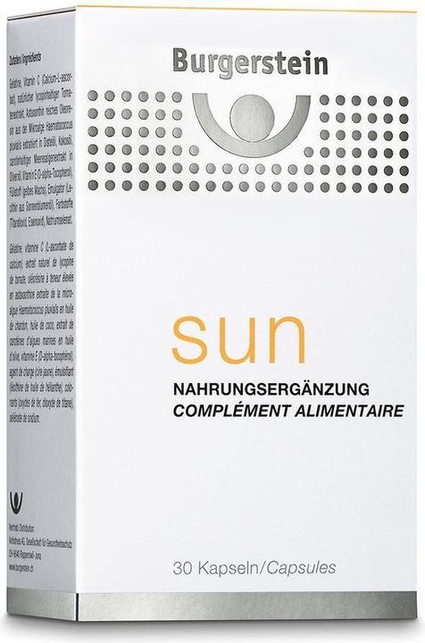 Actual product image Burgerstein Sun (30 pcs., Capsules, 23 g)