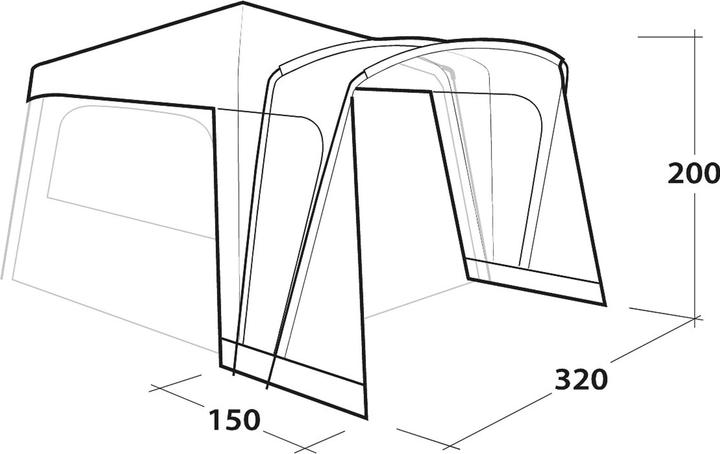 Produktbild Outwell Fastlane 300 Canopy (5.95 kg)